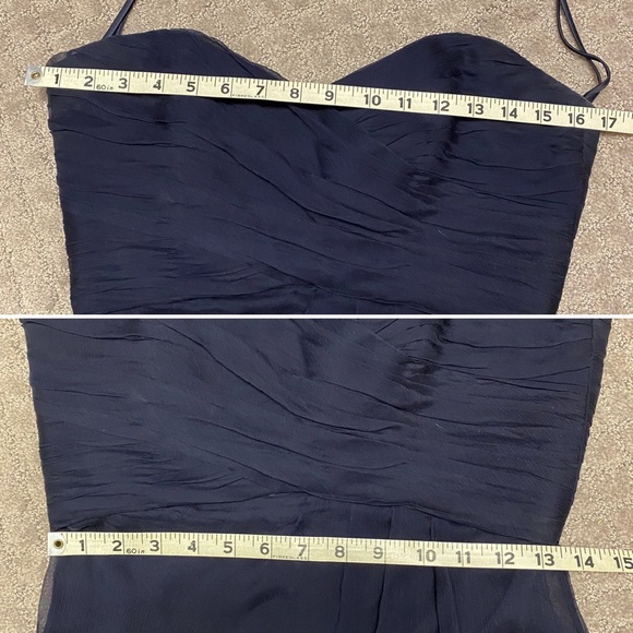 SOLD-Amsale Blue Bridesmaids Dress; Size 8; Style G629C - Picture 14 of 15